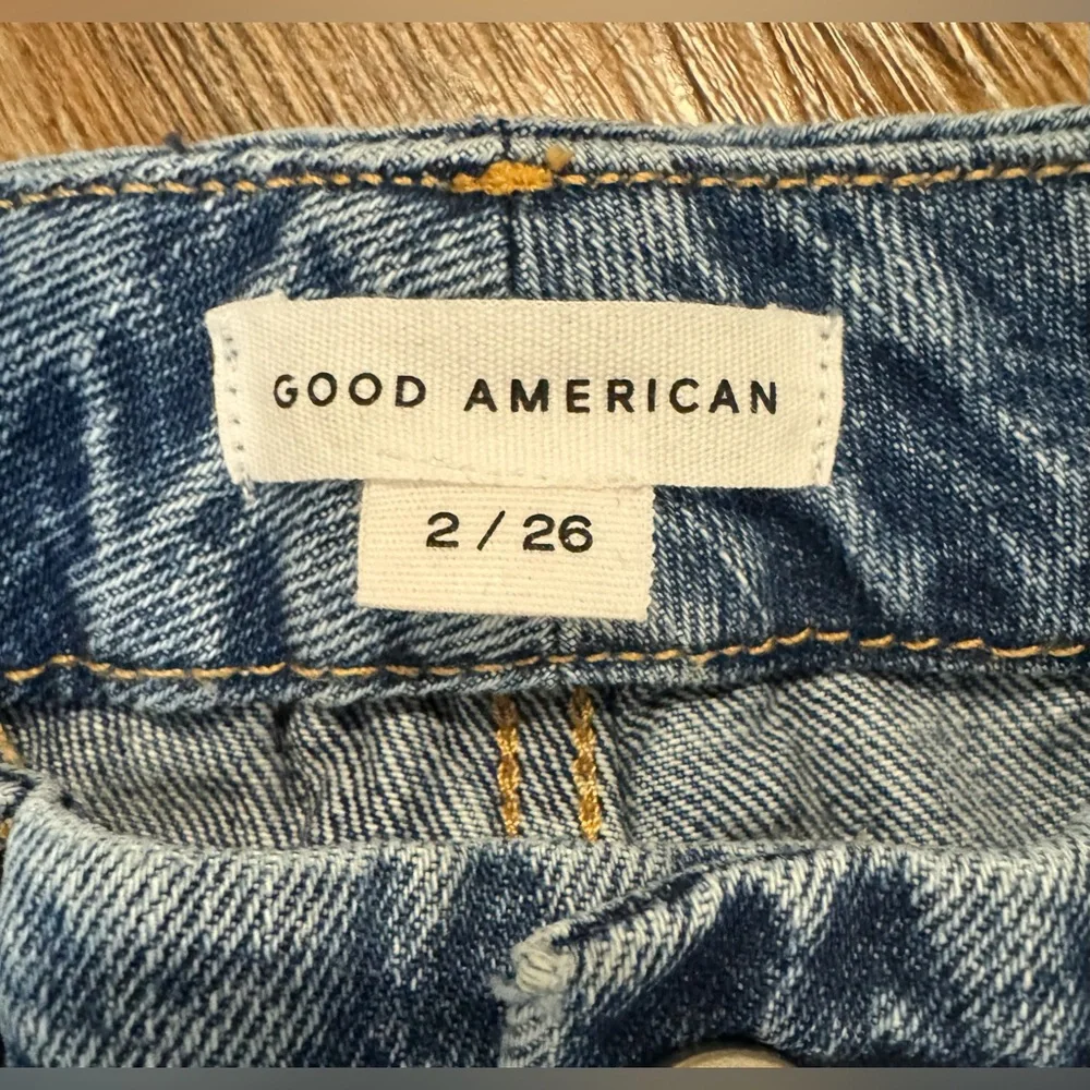 Good American Good Curve High Waist Straight Leg-NWT - Picture 5 of 6